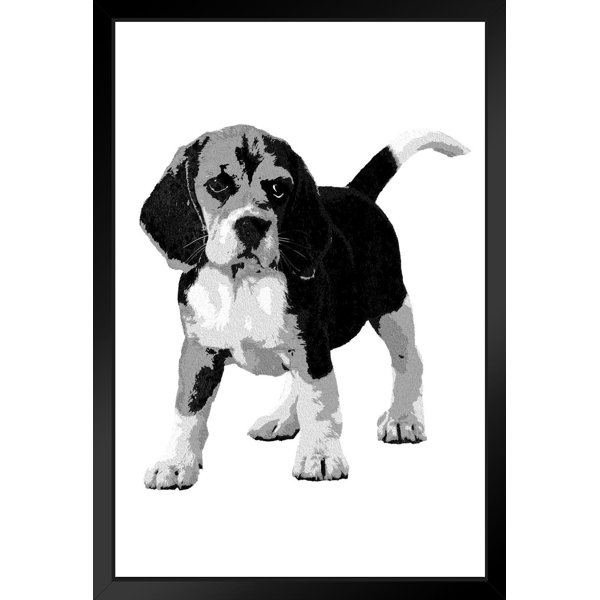 Red Barrel Studio® Dogs Beagles Painting White Background Dog Posters